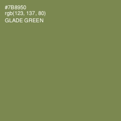 #7B8950 - Glade Green Color Image